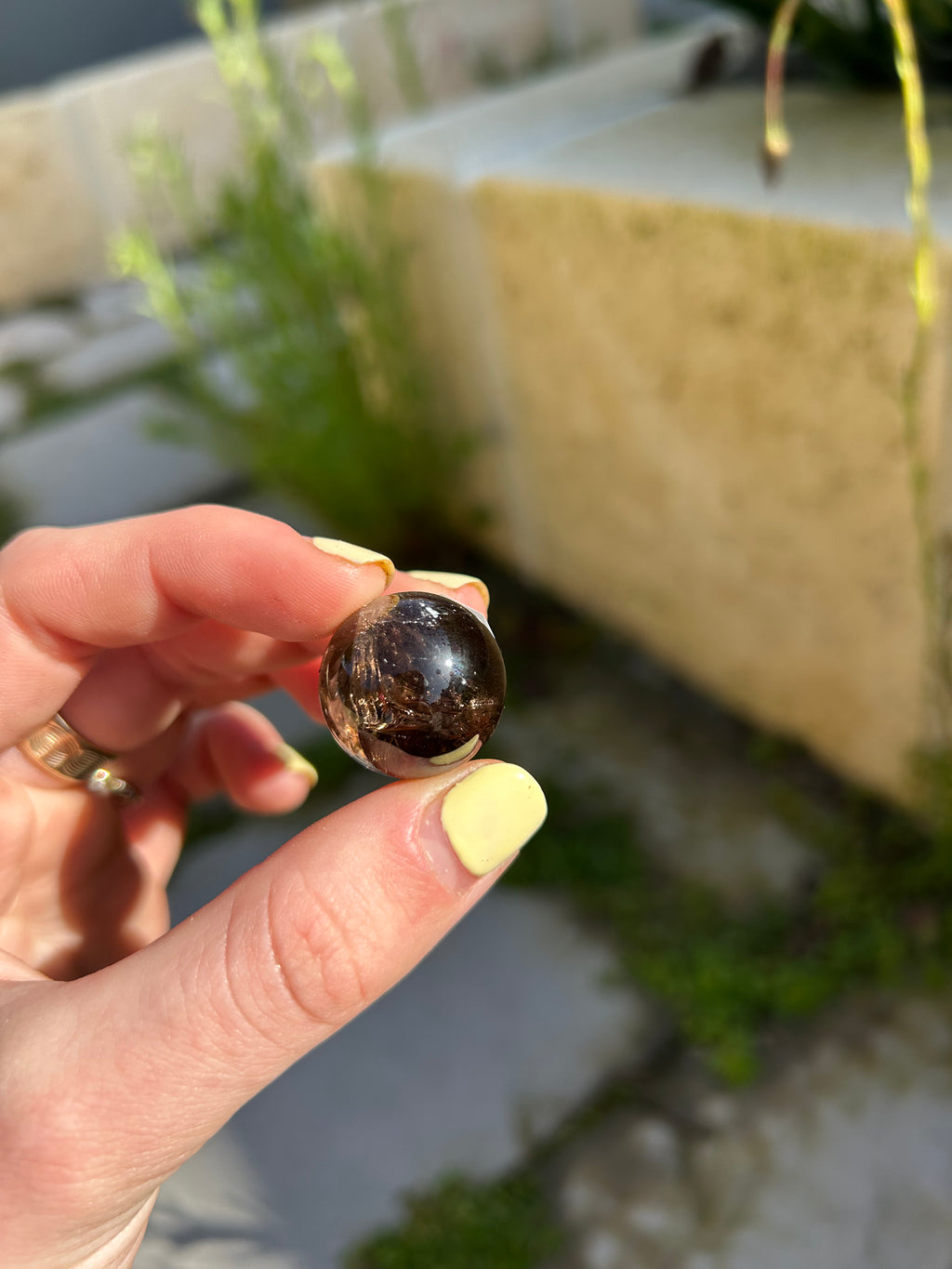 Rainbow Smoky Quartz Sphere #2