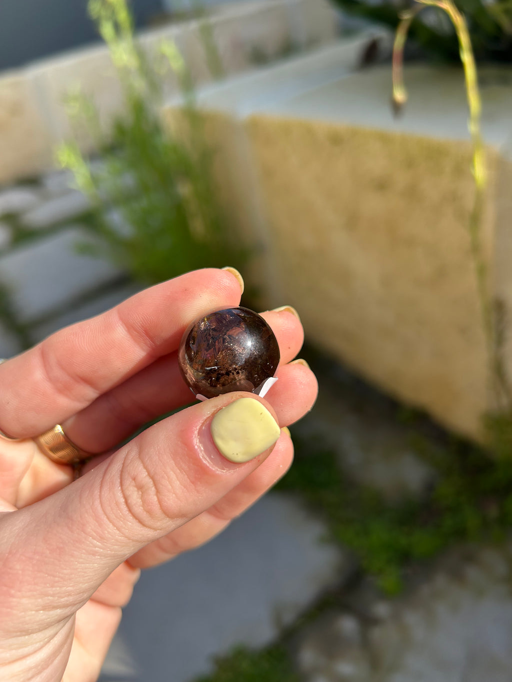 Rainbow Smoky Quartz Sphere #3