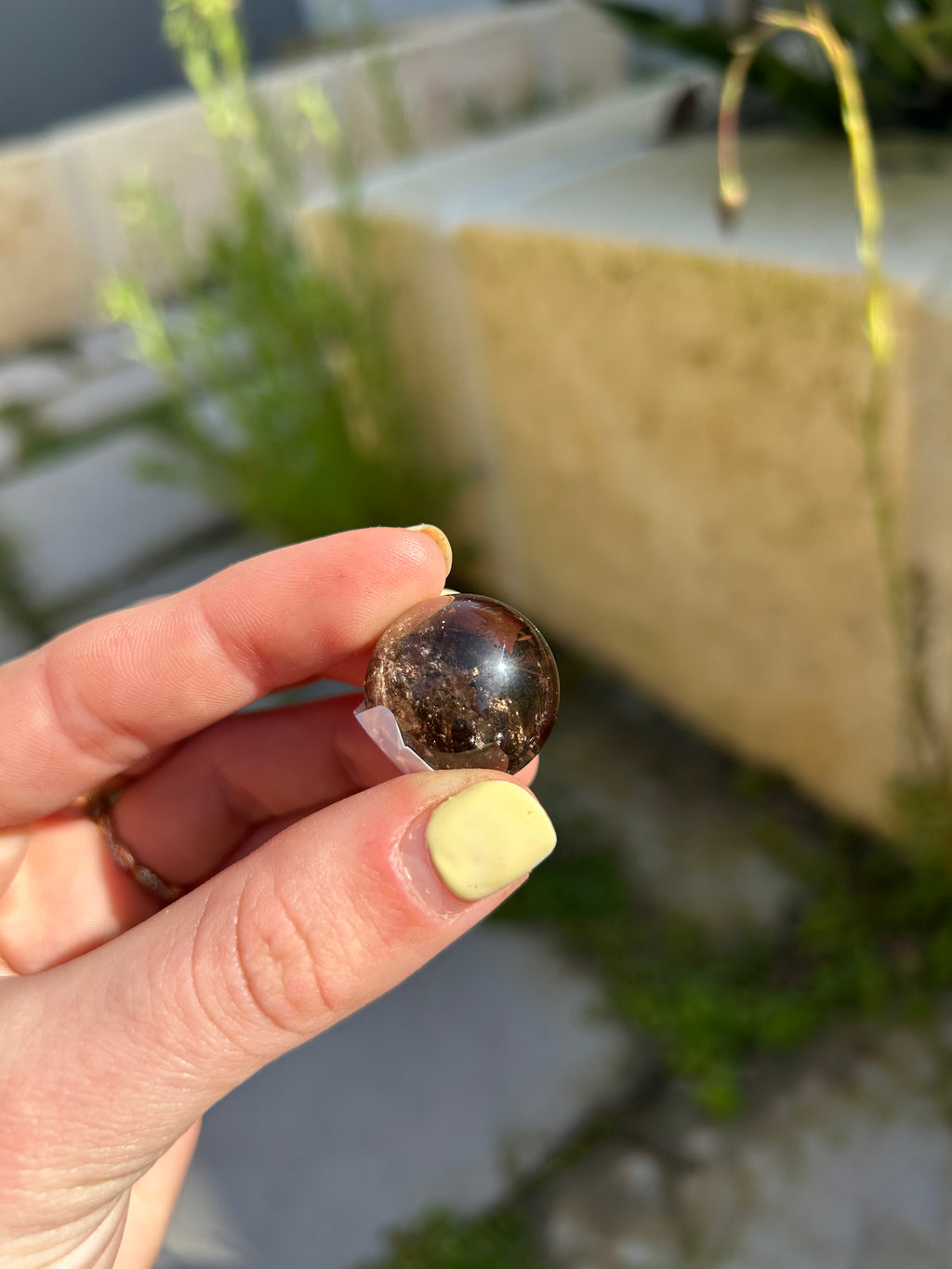 Rainbow Smoky Quartz Sphere #3