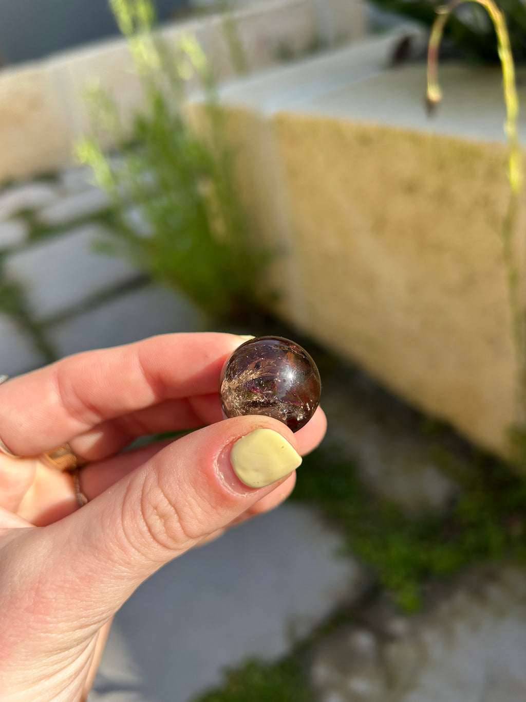 Rainbow Smoky Quartz Sphere #3