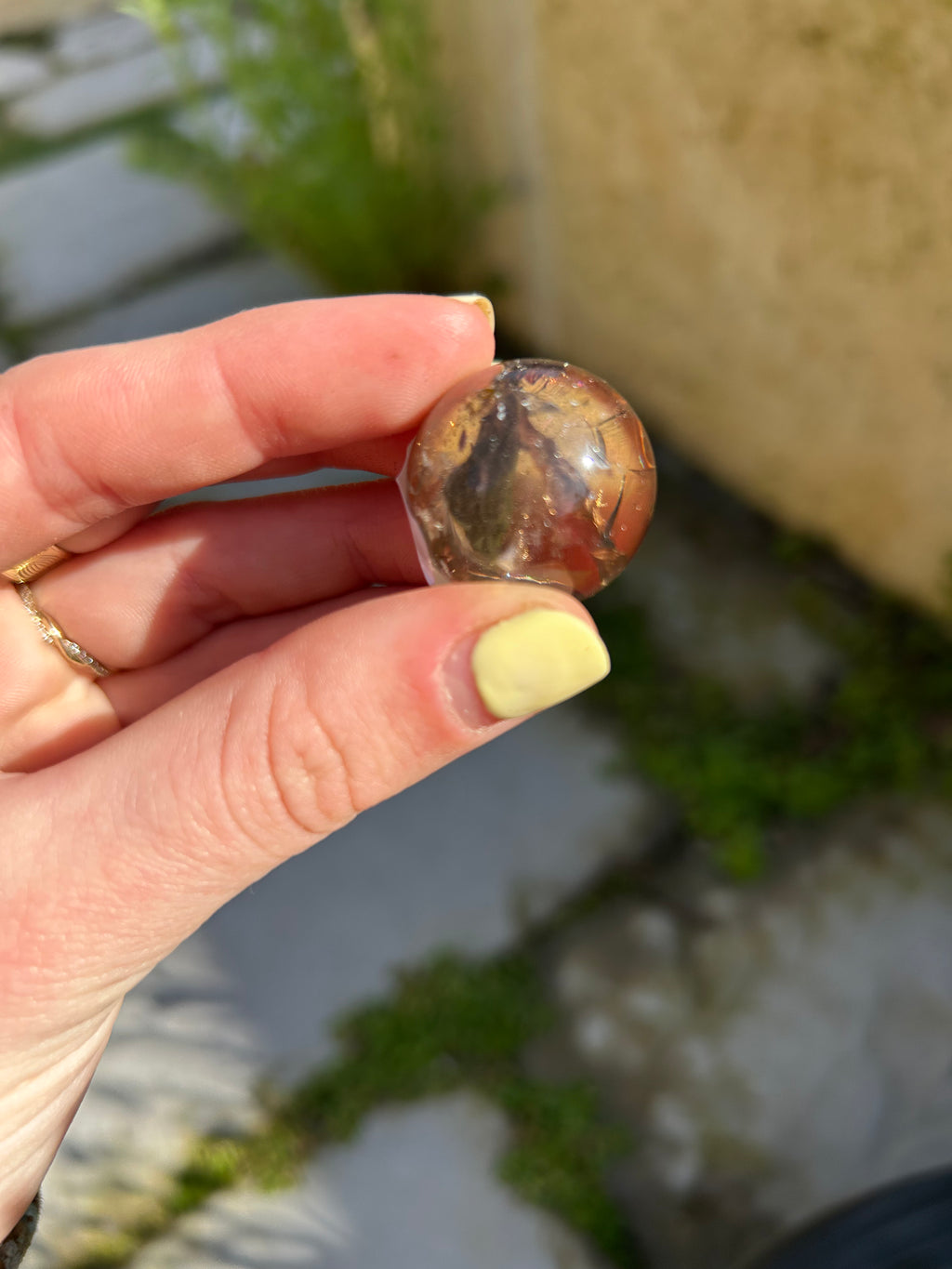 Rainbow Smoky Quartz Sphere #4