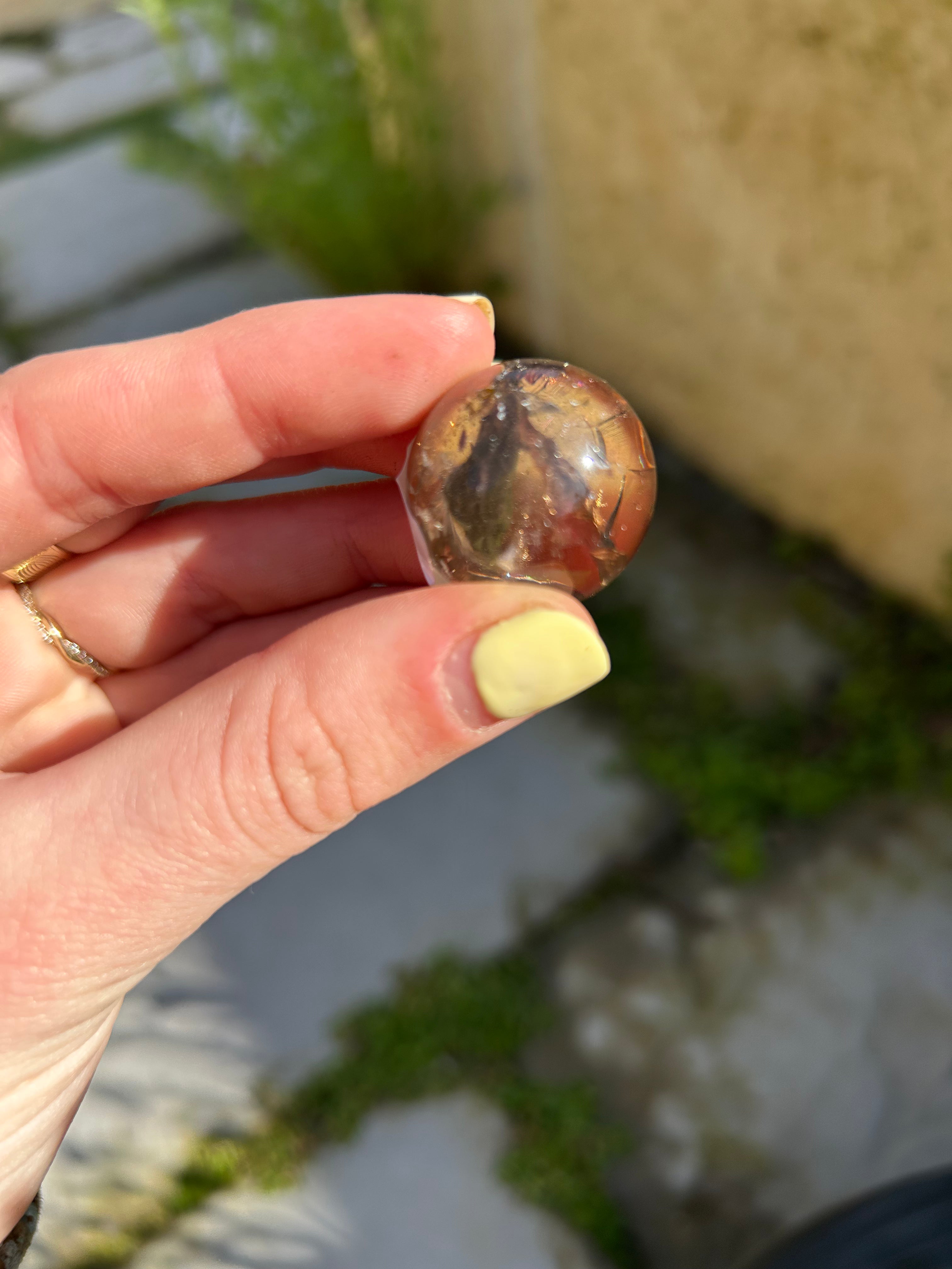 Rainbow Smoky Quartz Sphere #4