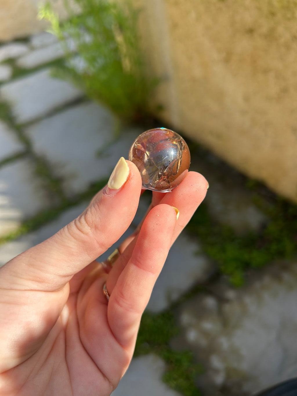 Rainbow Smoky Quartz Sphere #4