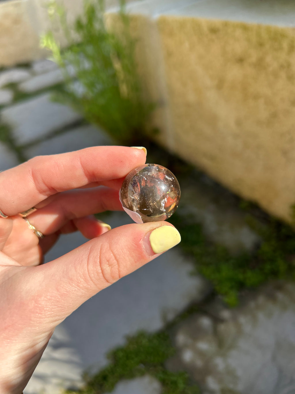 Rainbow Smoky Quartz Sphere #4
