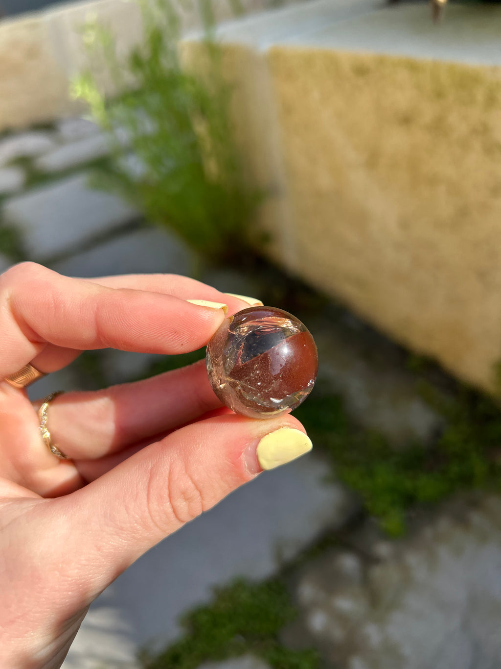 Rainbow Smoky Quartz Sphere #4