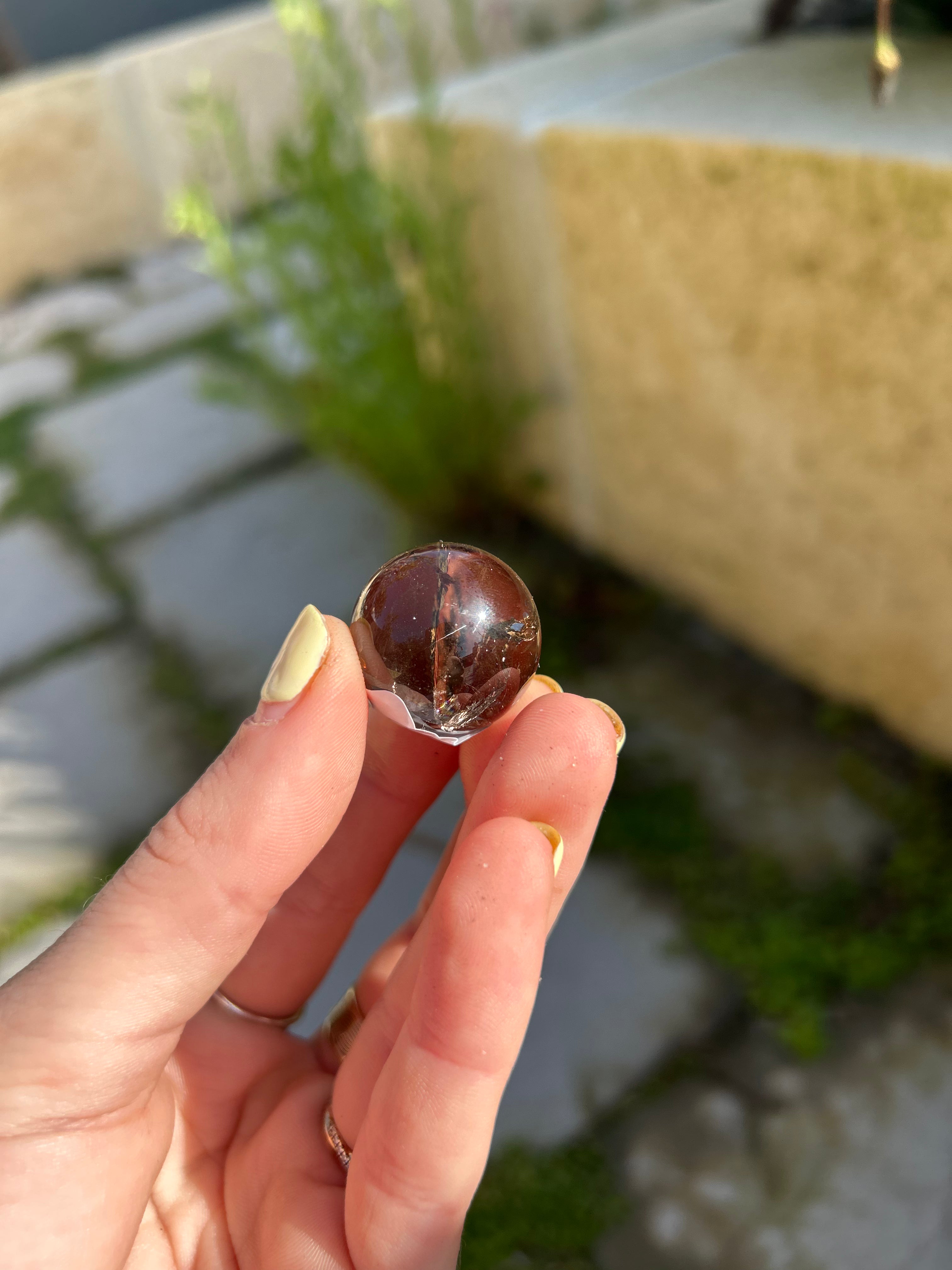 Rainbow Smoky Quartz Sphere #5