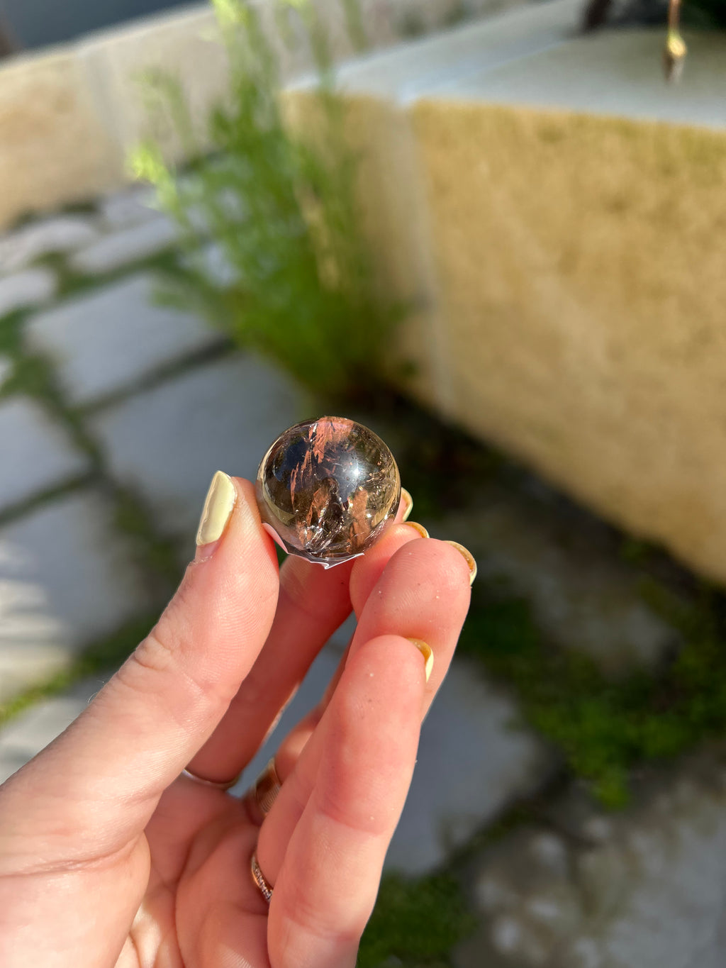 Rainbow Smoky Quartz Sphere #5