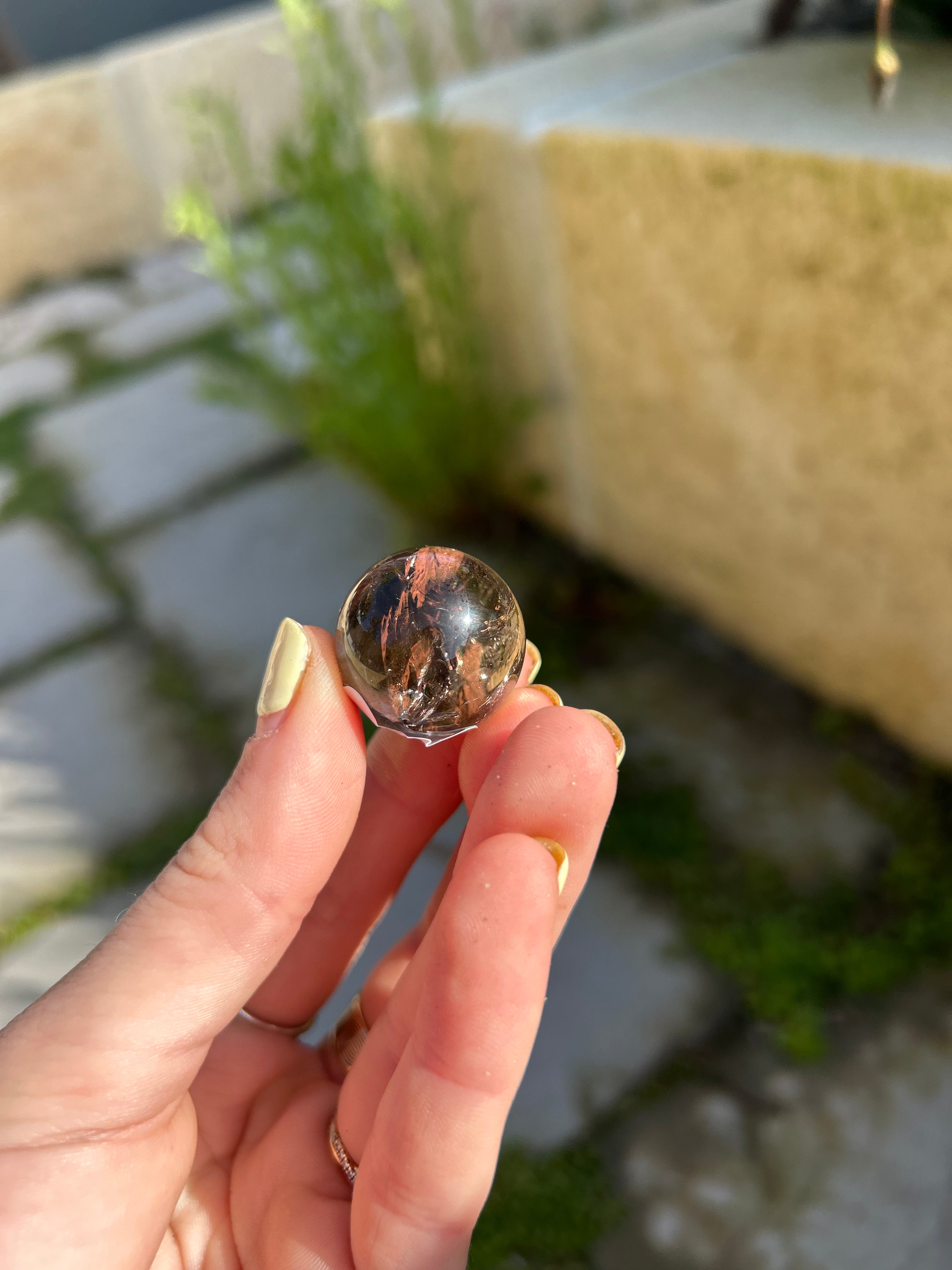 Rainbow Smoky Quartz Sphere #5