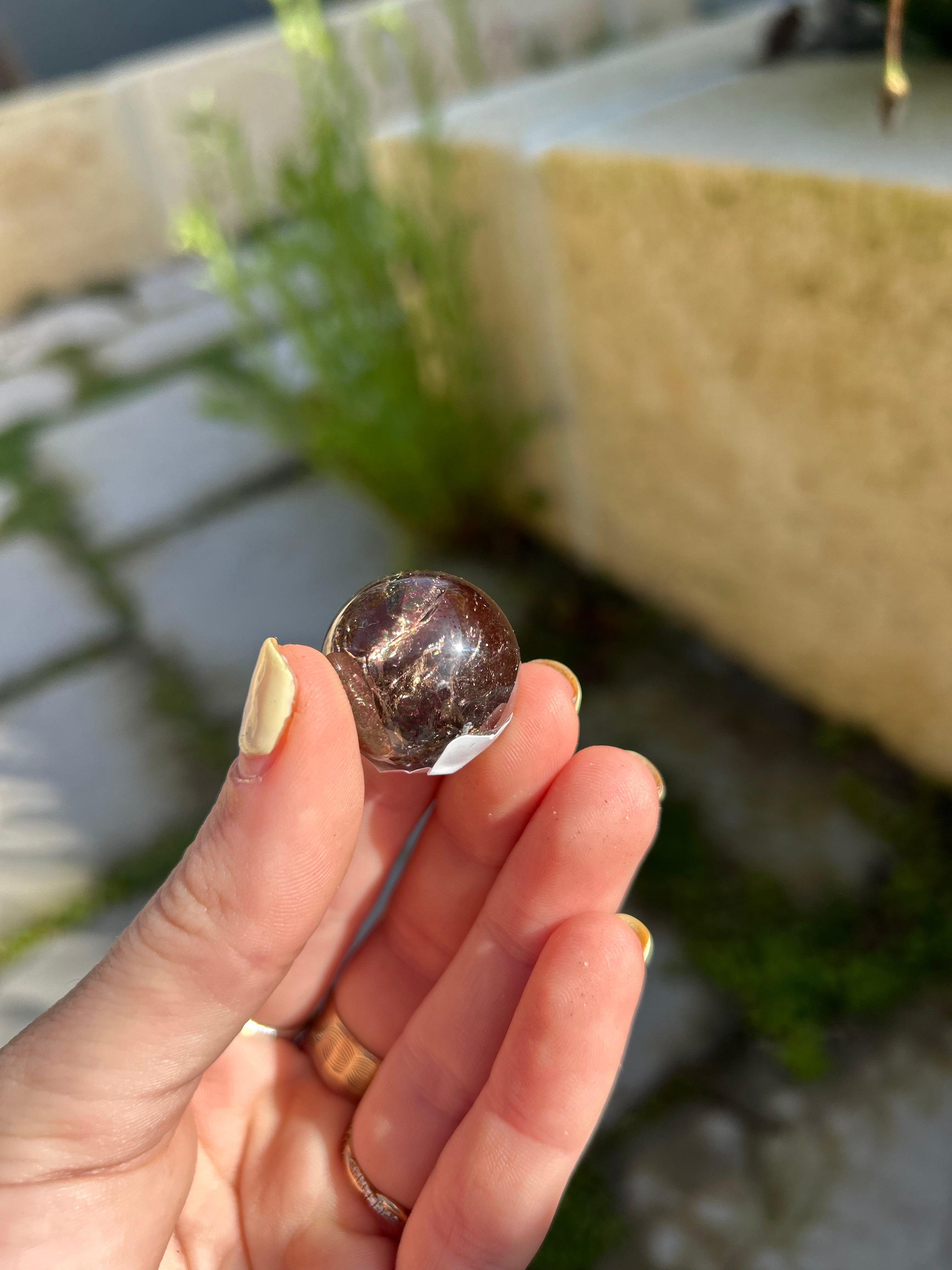 Rainbow Smoky Quartz Sphere #5