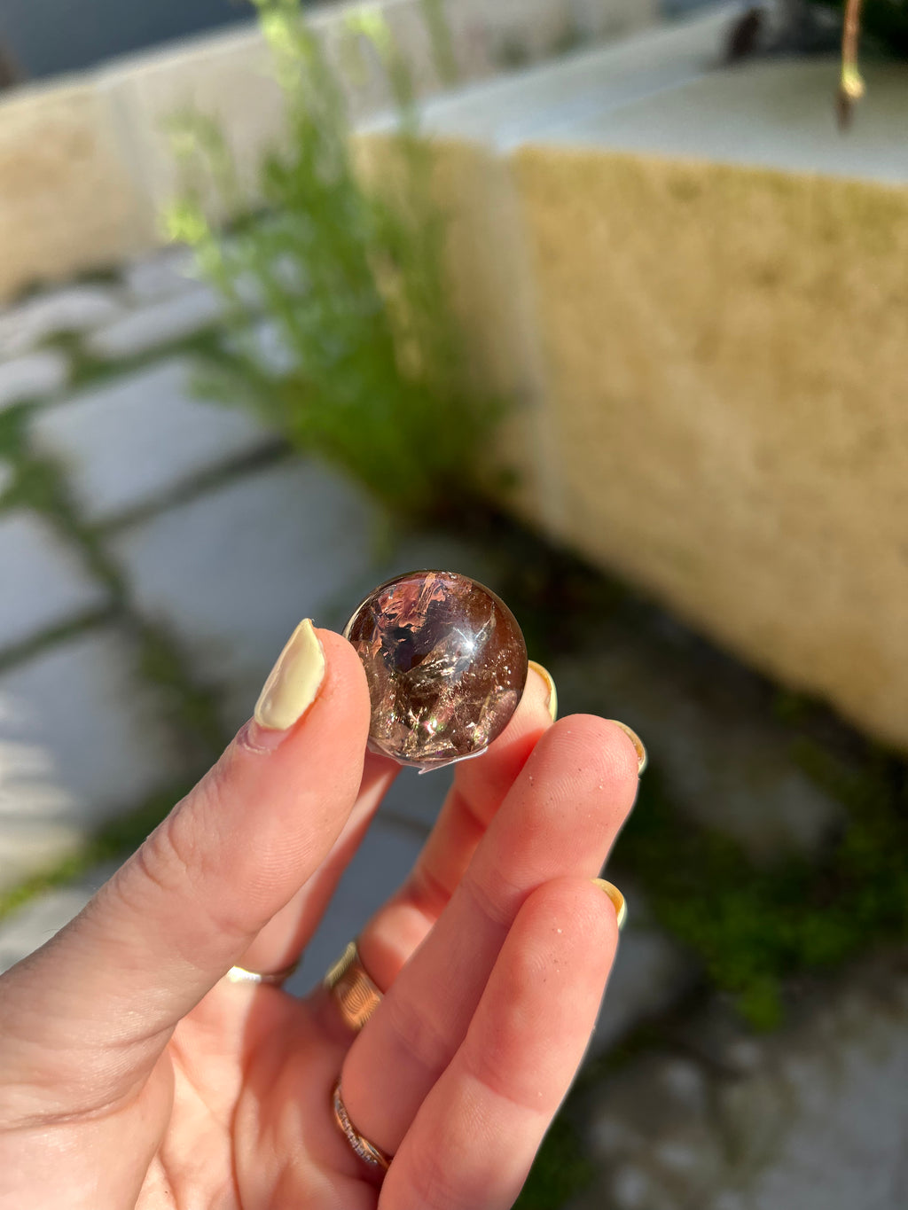 Rainbow Smoky Quartz Sphere #5