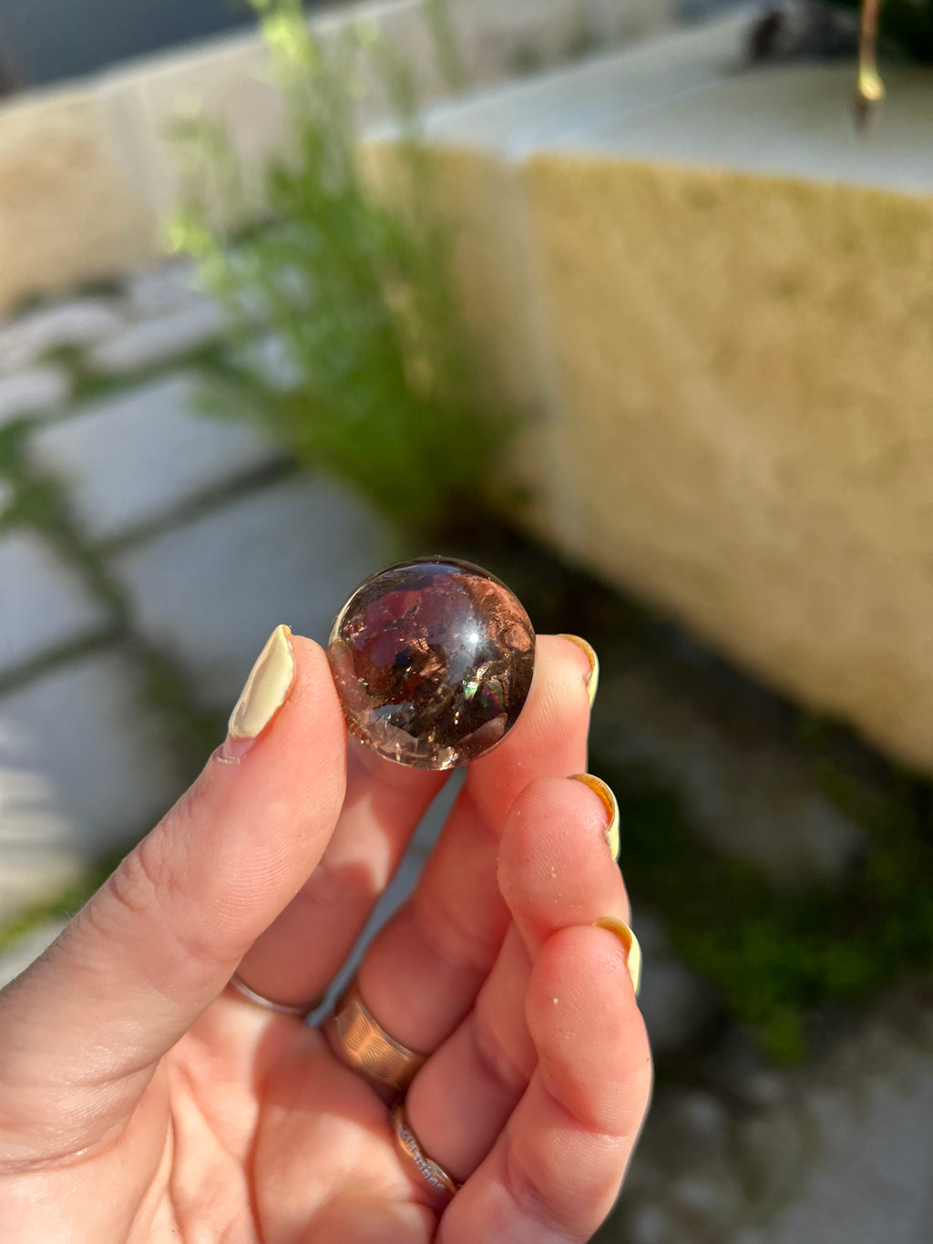 Rainbow Smoky Quartz Sphere #5