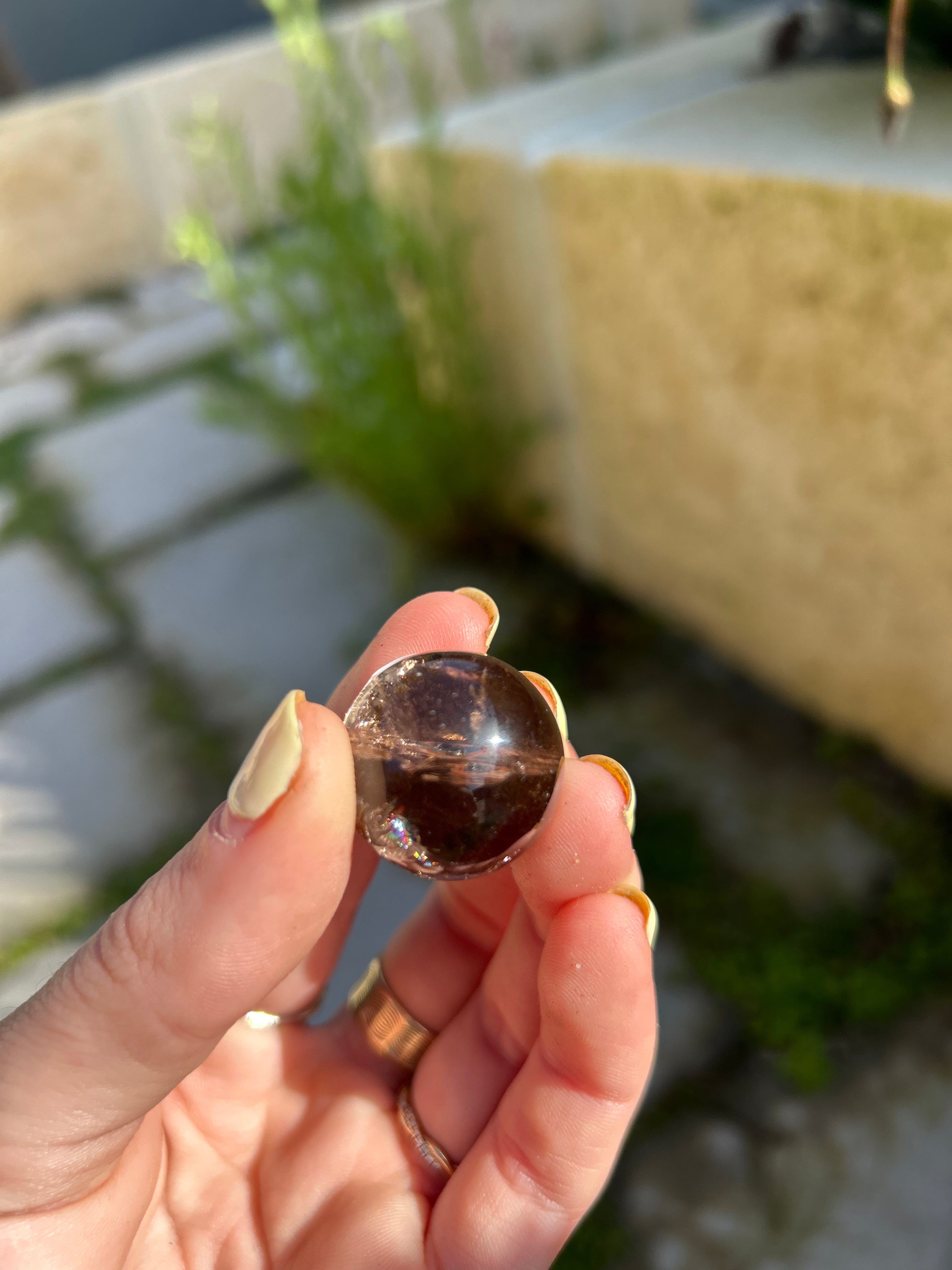Rainbow Smoky Quartz Sphere #5