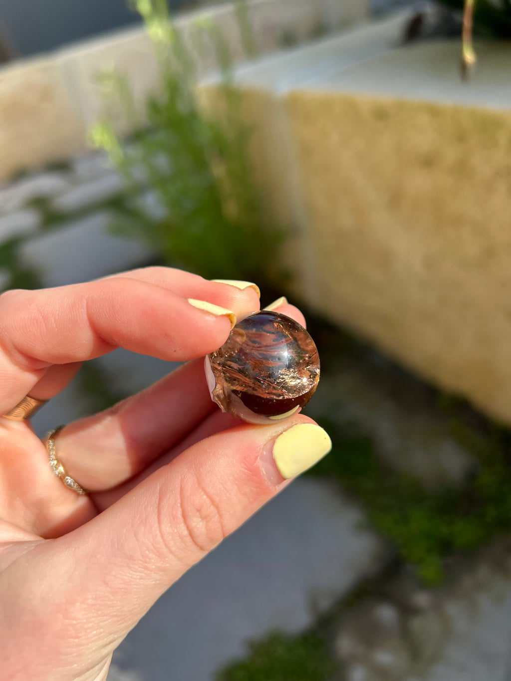Rainbow Smoky Quartz Sphere #5