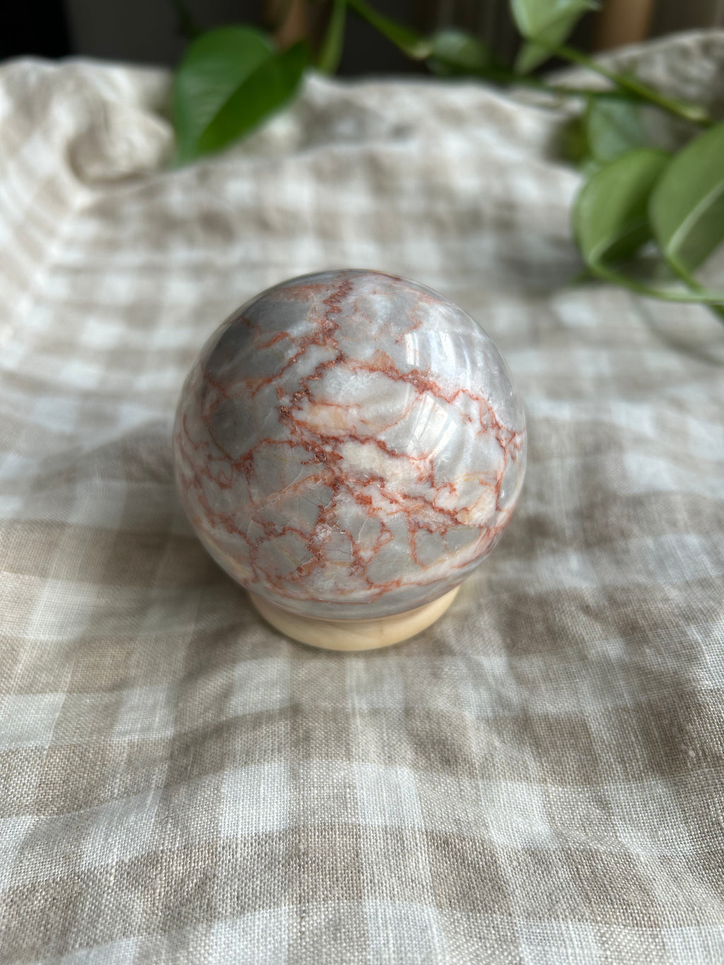 Red Vein Jasper Sphere
