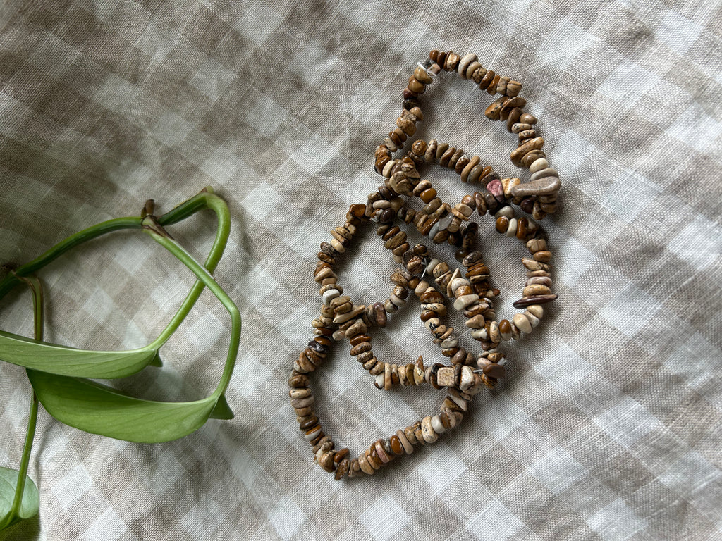 Picture Jasper Chip Bracelet