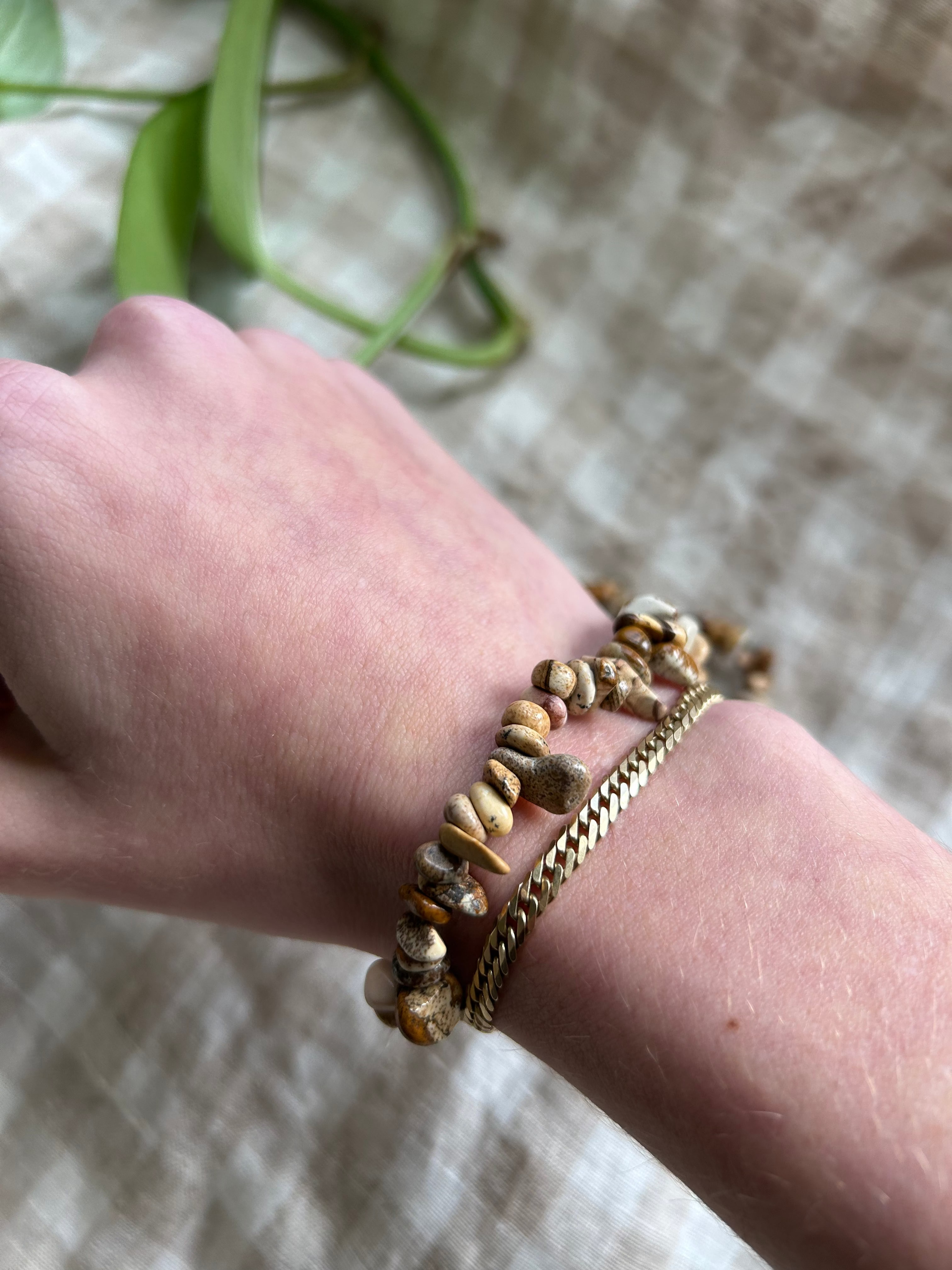 Picture Jasper Chip Bracelet