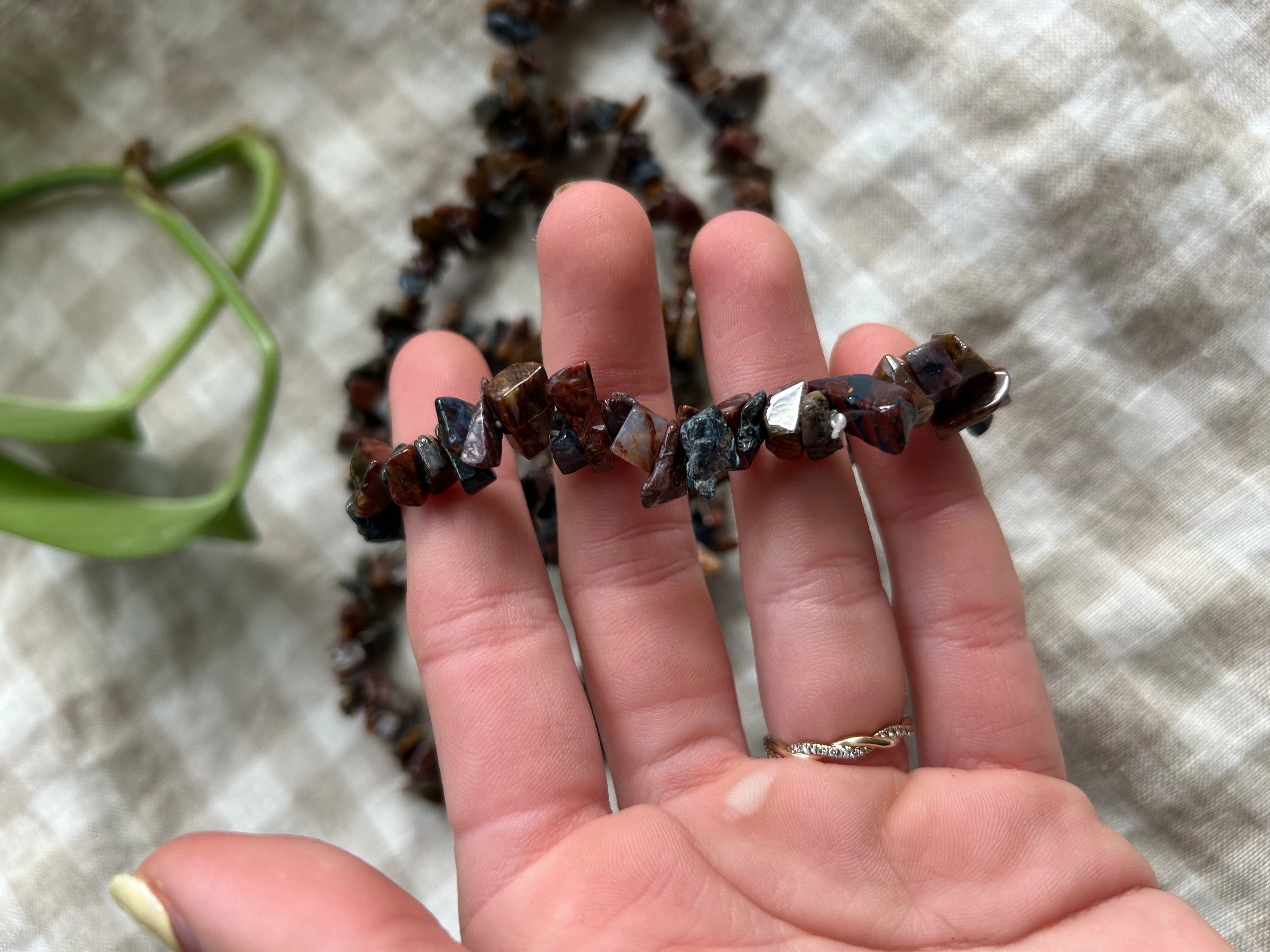 Pietersite Chip Bracelet