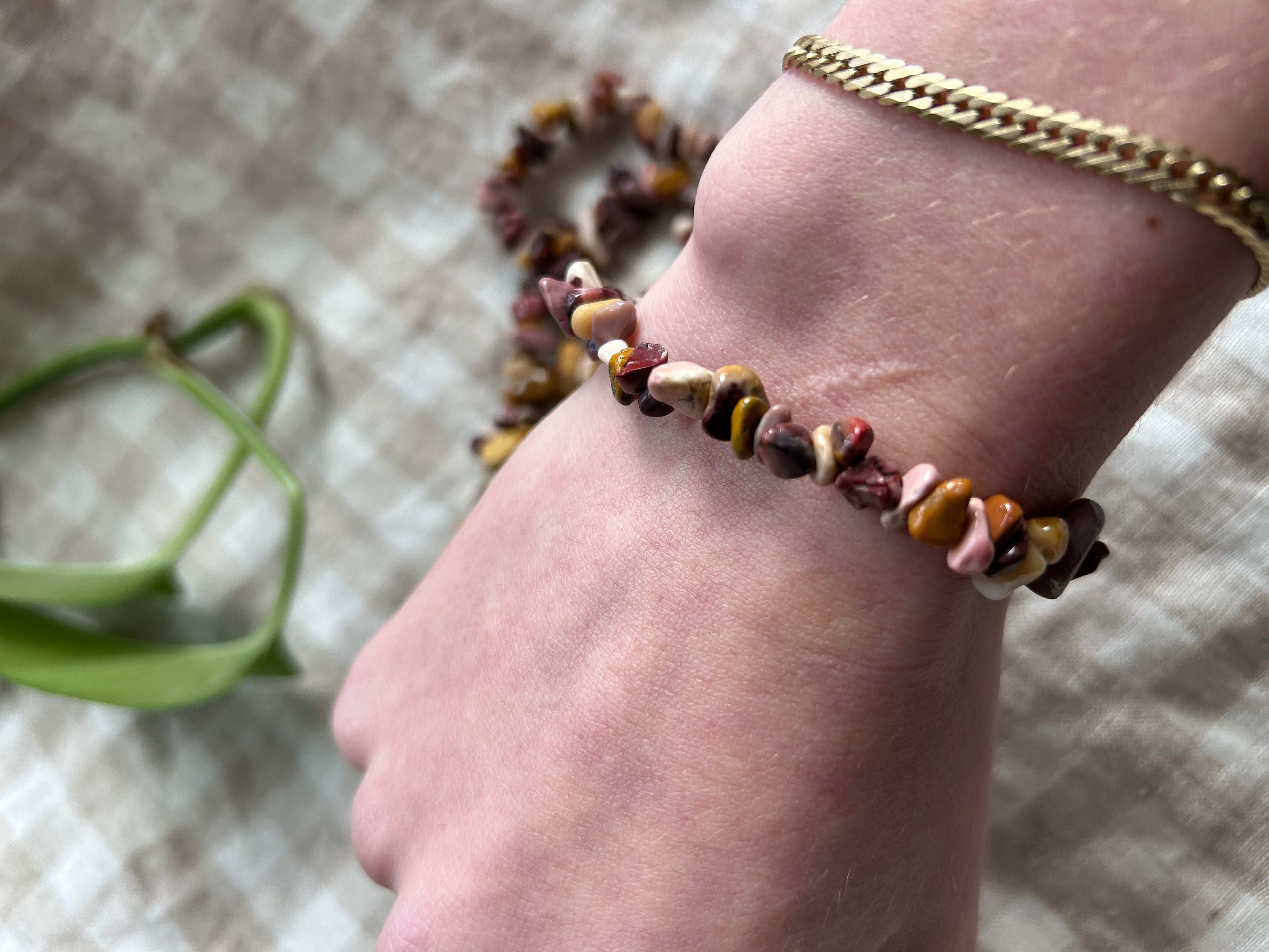 Mookaite Chip Bracelet