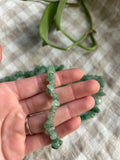 Green Aventurine Chip Bracelet