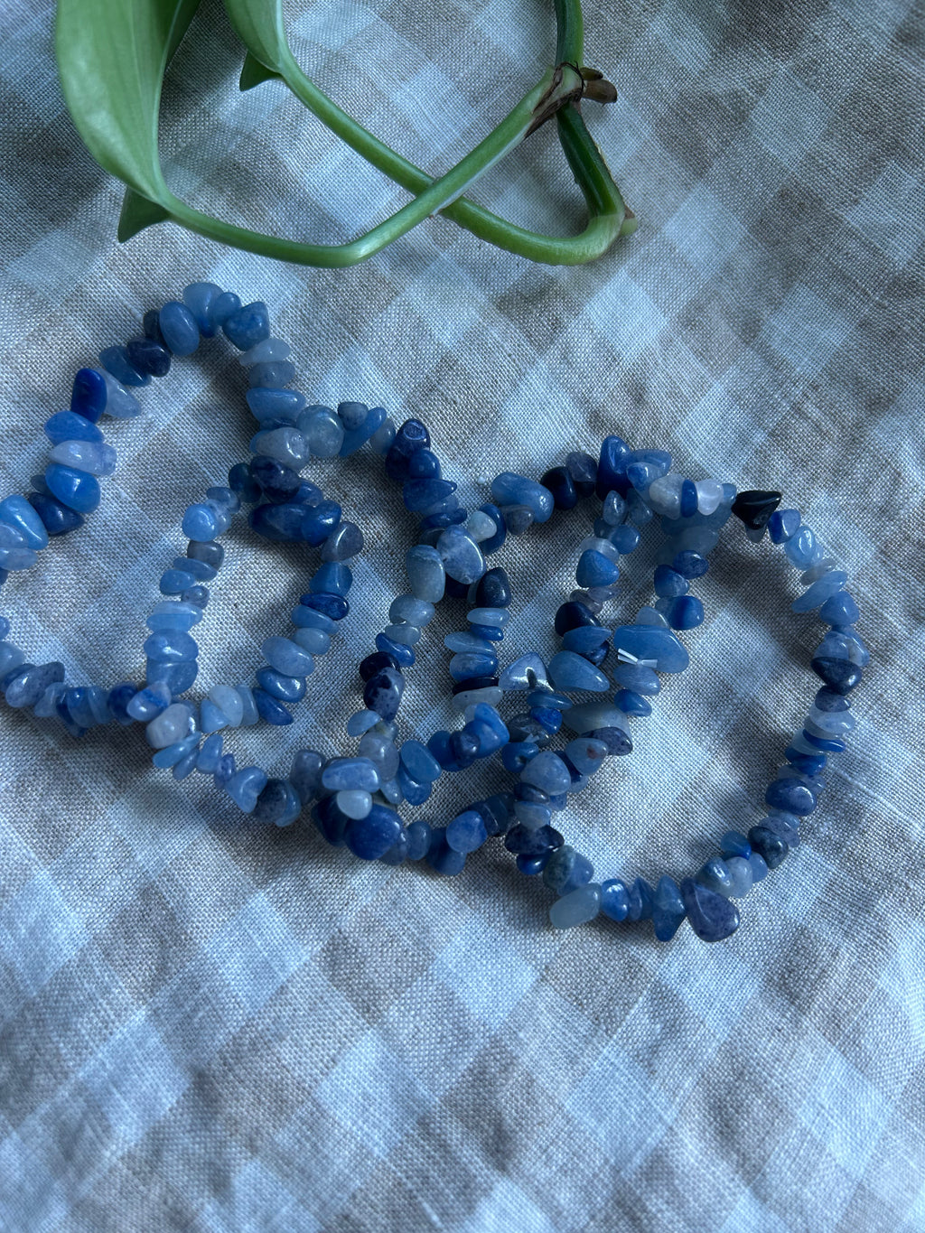 Blue Aventurine Chip Bracelet