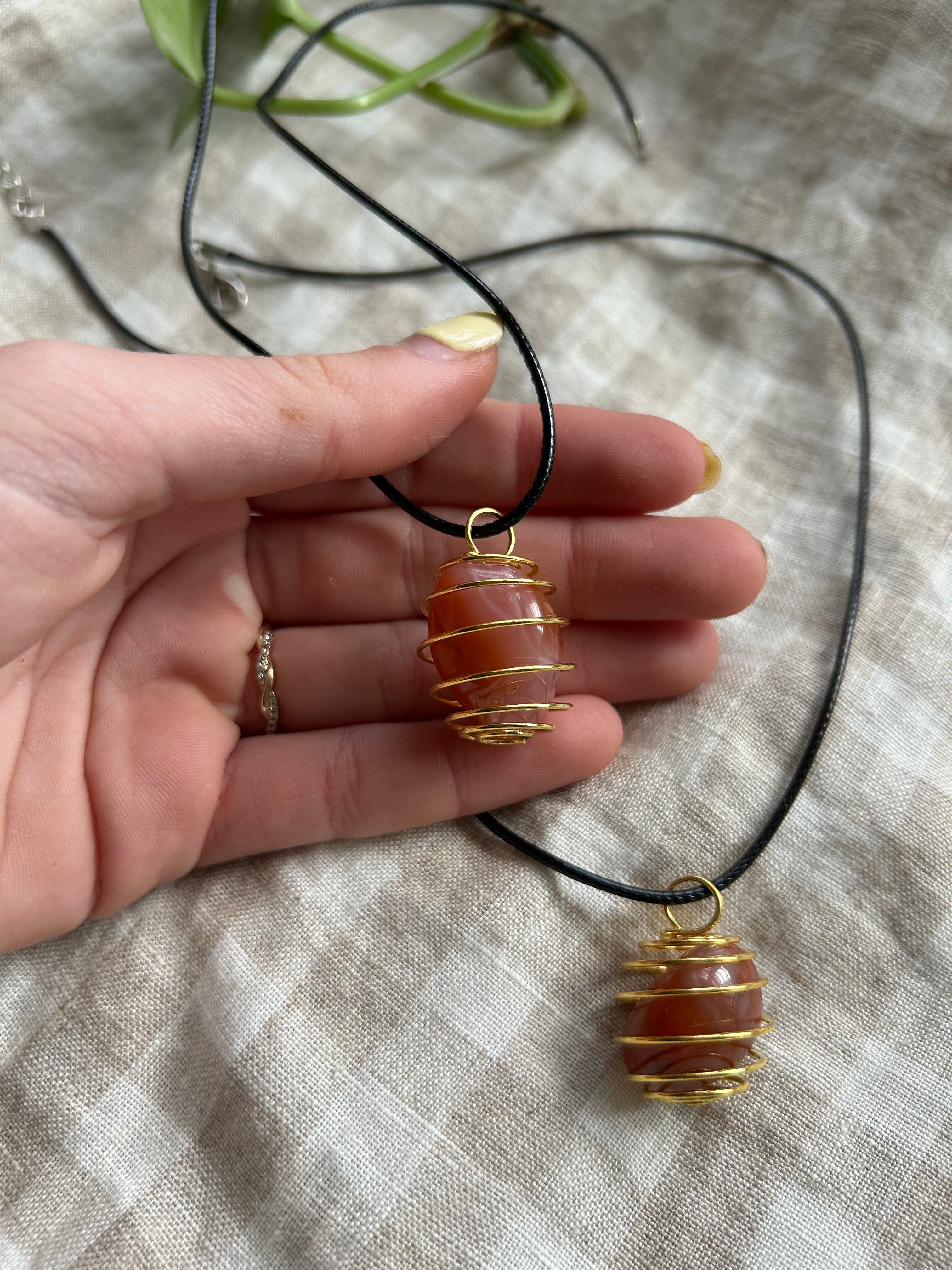 Crystal Cage Necklace