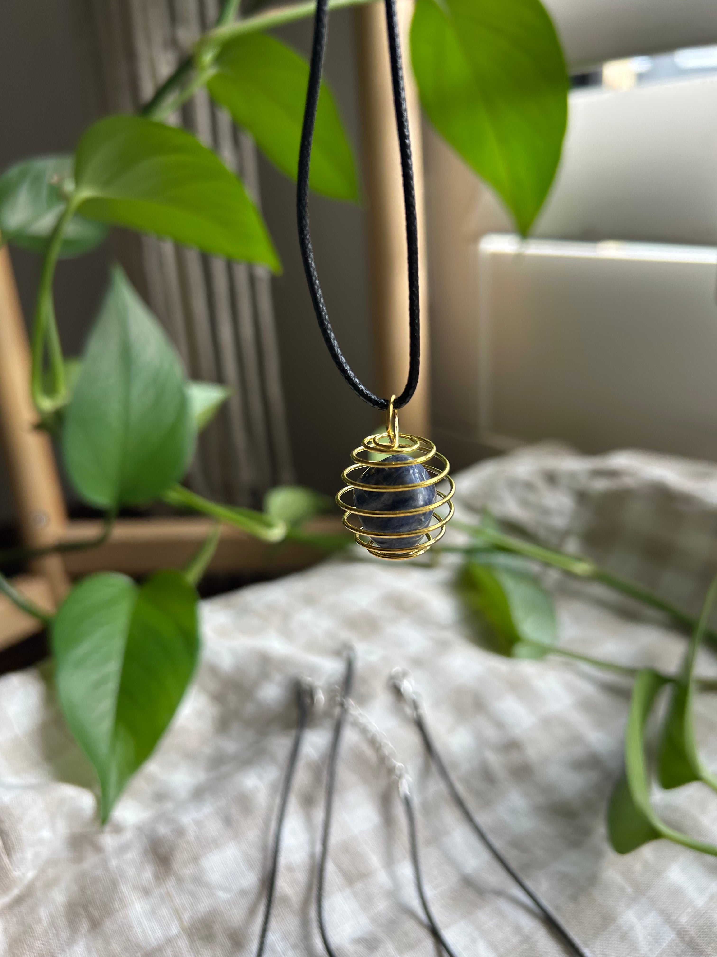 Crystal Cage Necklace