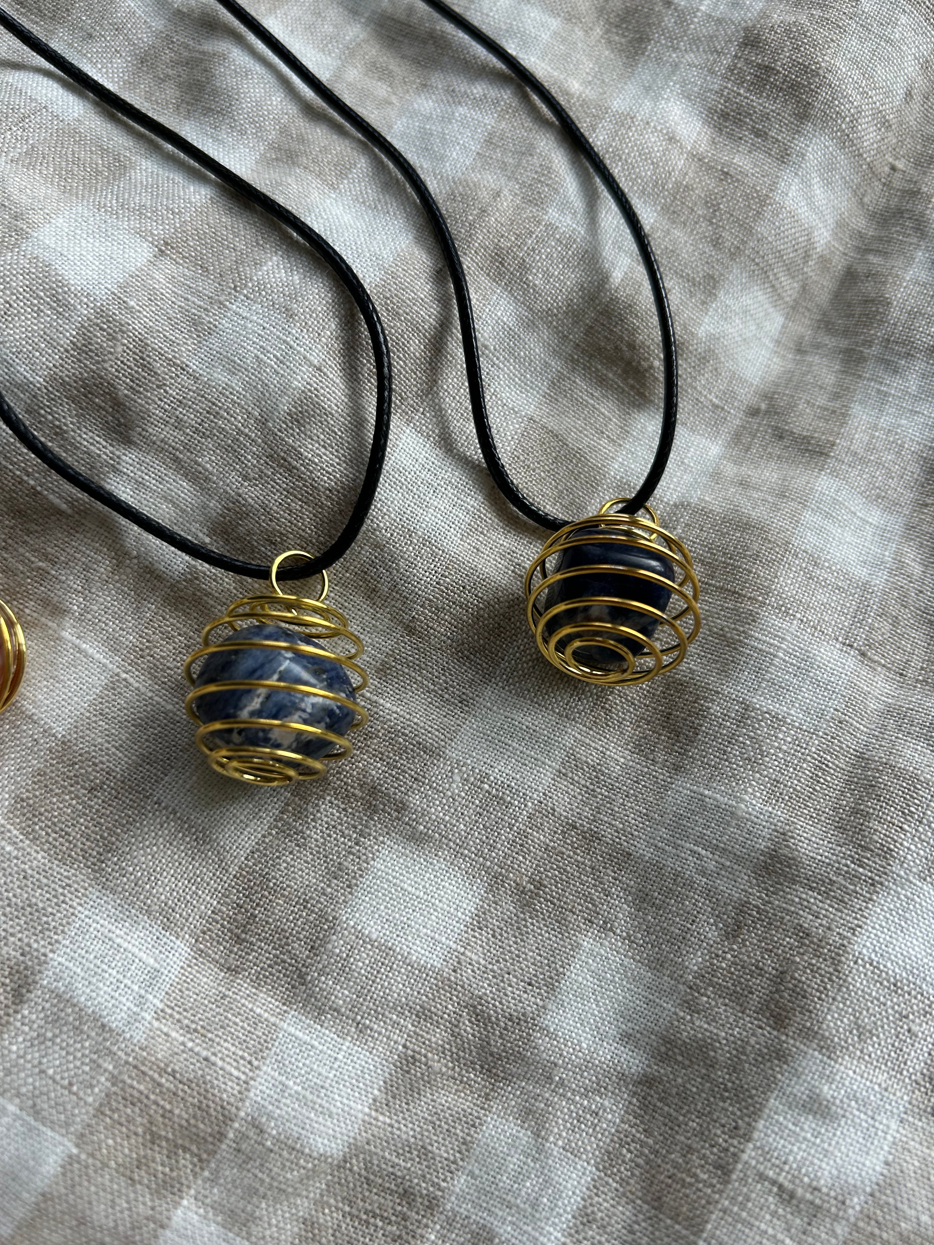 Crystal Cage Necklace