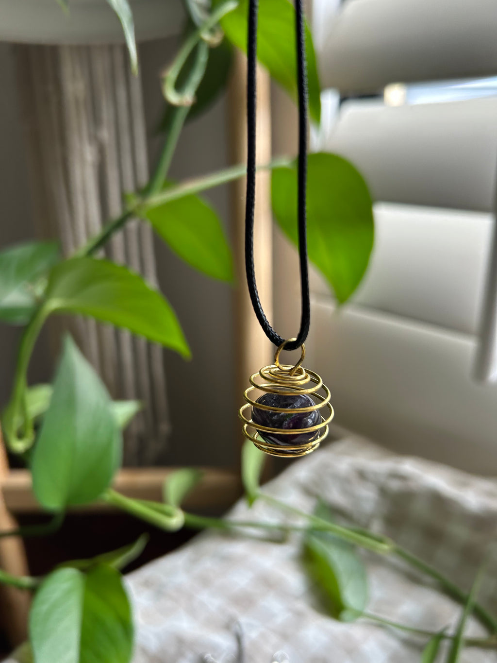 Crystal Cage Necklace