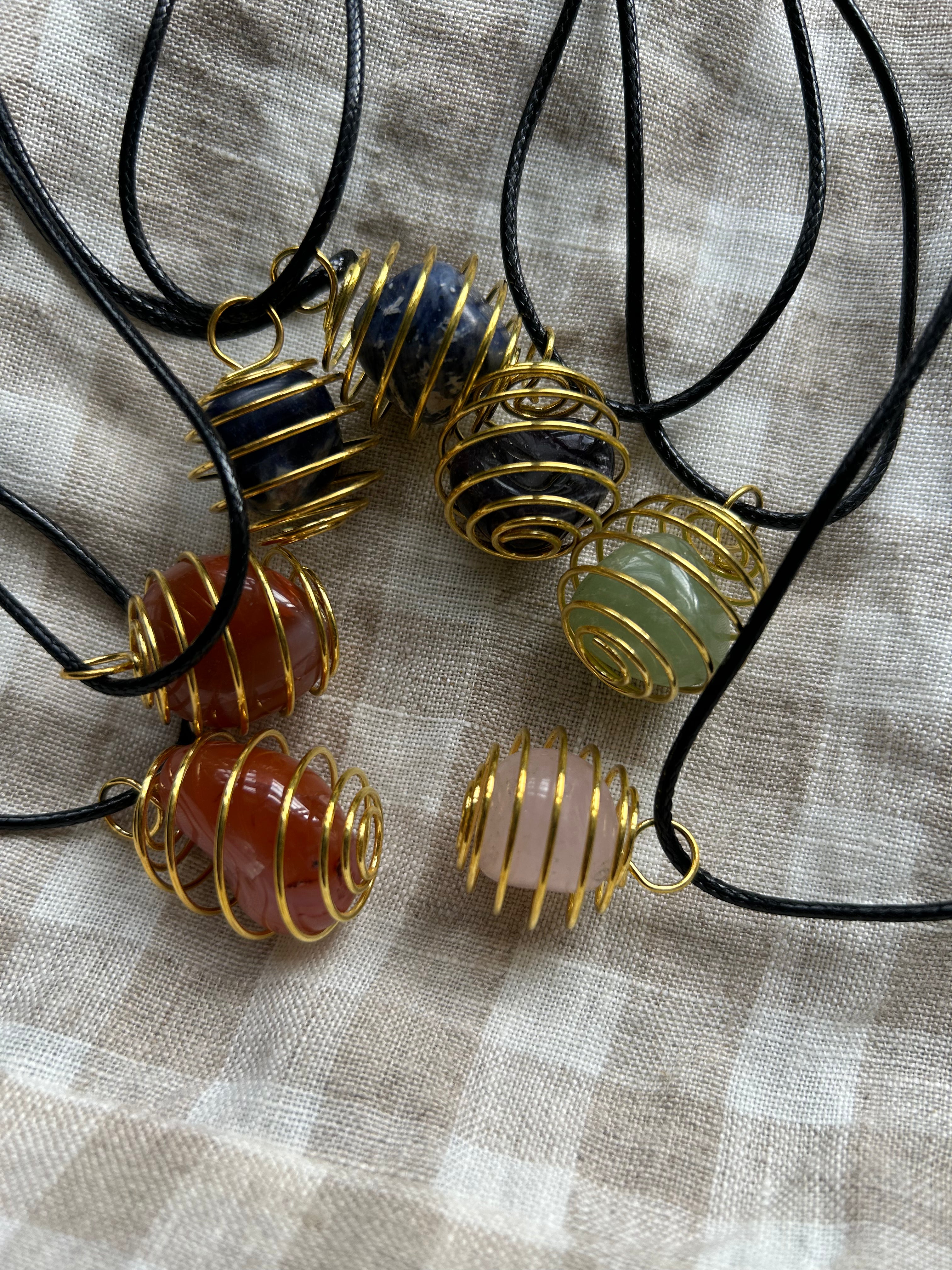 Crystal Cage Necklace