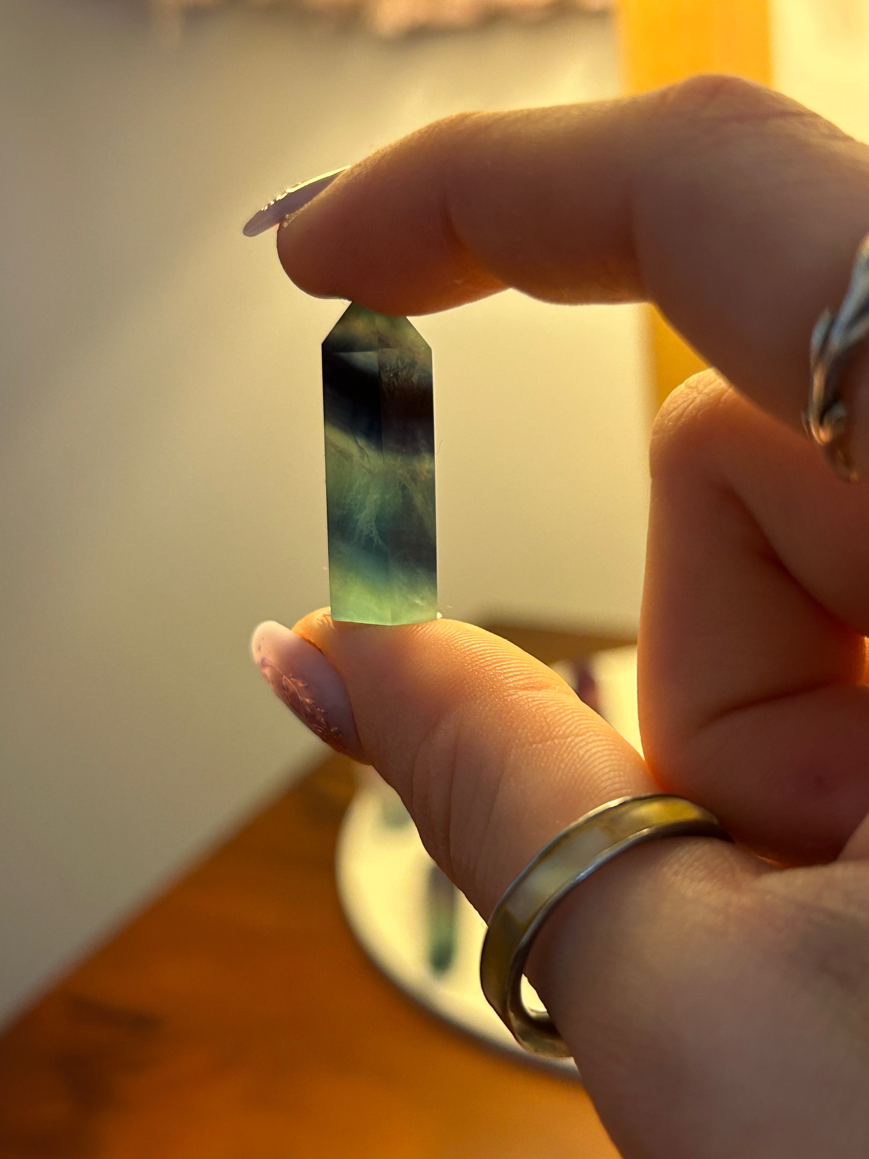 Fluorite Mini Tower #9